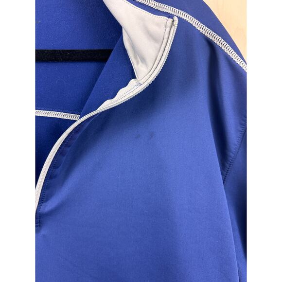 Walter Hagen Men’s Blue Quarter Zip Pullover Performance Top Size L - Picture 8 of 9